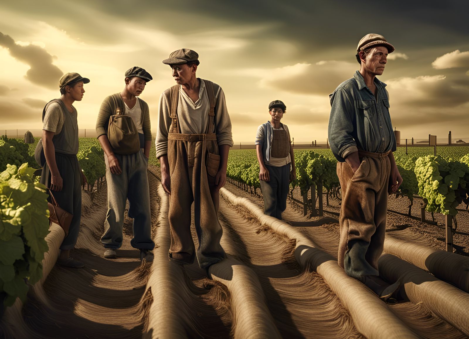 Migrant Workers in Cinematic HDR Realism