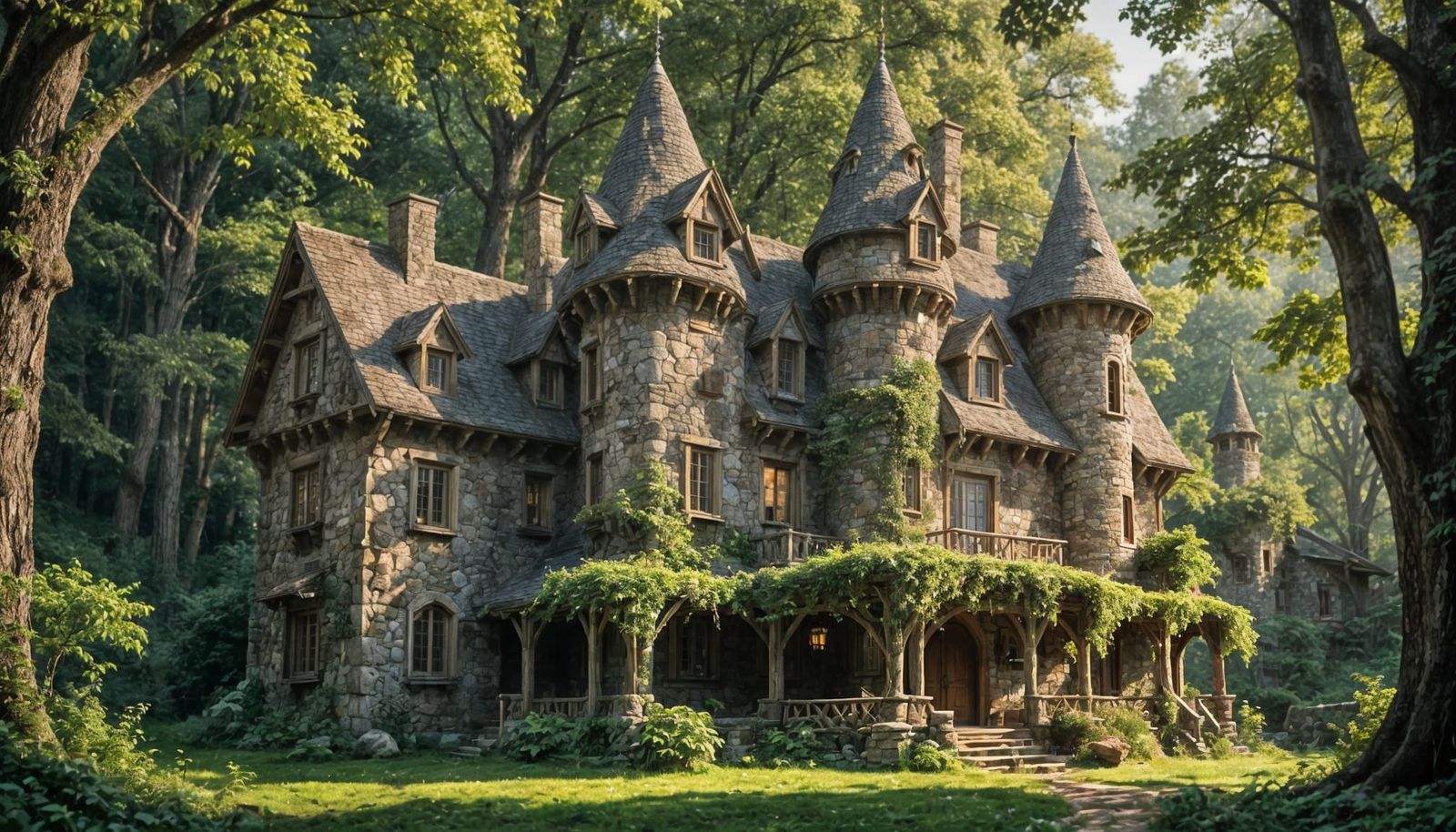 Secluded Fairytale Castle in Enchanted Woods