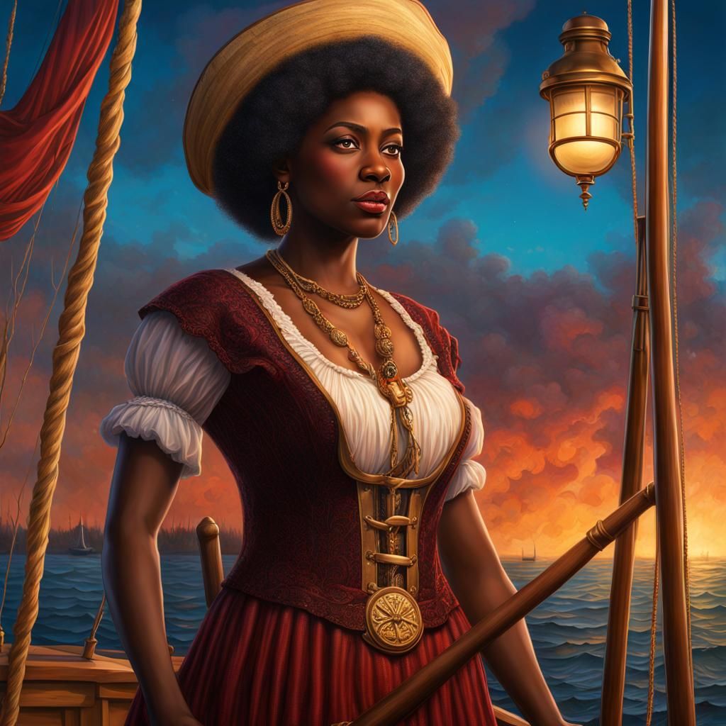 Hyperrealistic Annie Christmas, Louisiana Folklore Legend