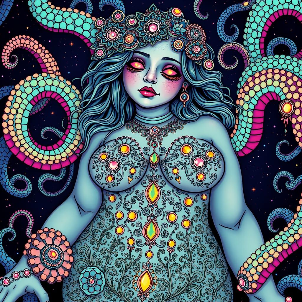 Ethereal Biopunk Wonderland with Alice