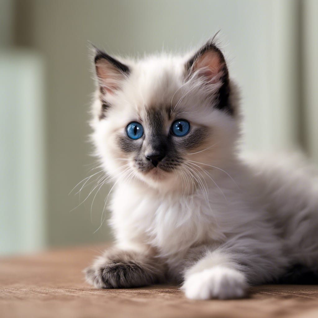 Ragdoll Kitten Named Charli