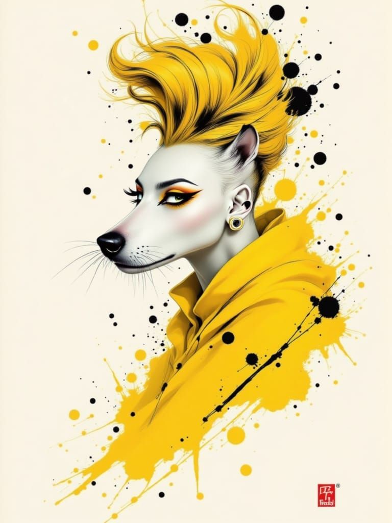 Cyberpunk Queen of Midnight Hunts