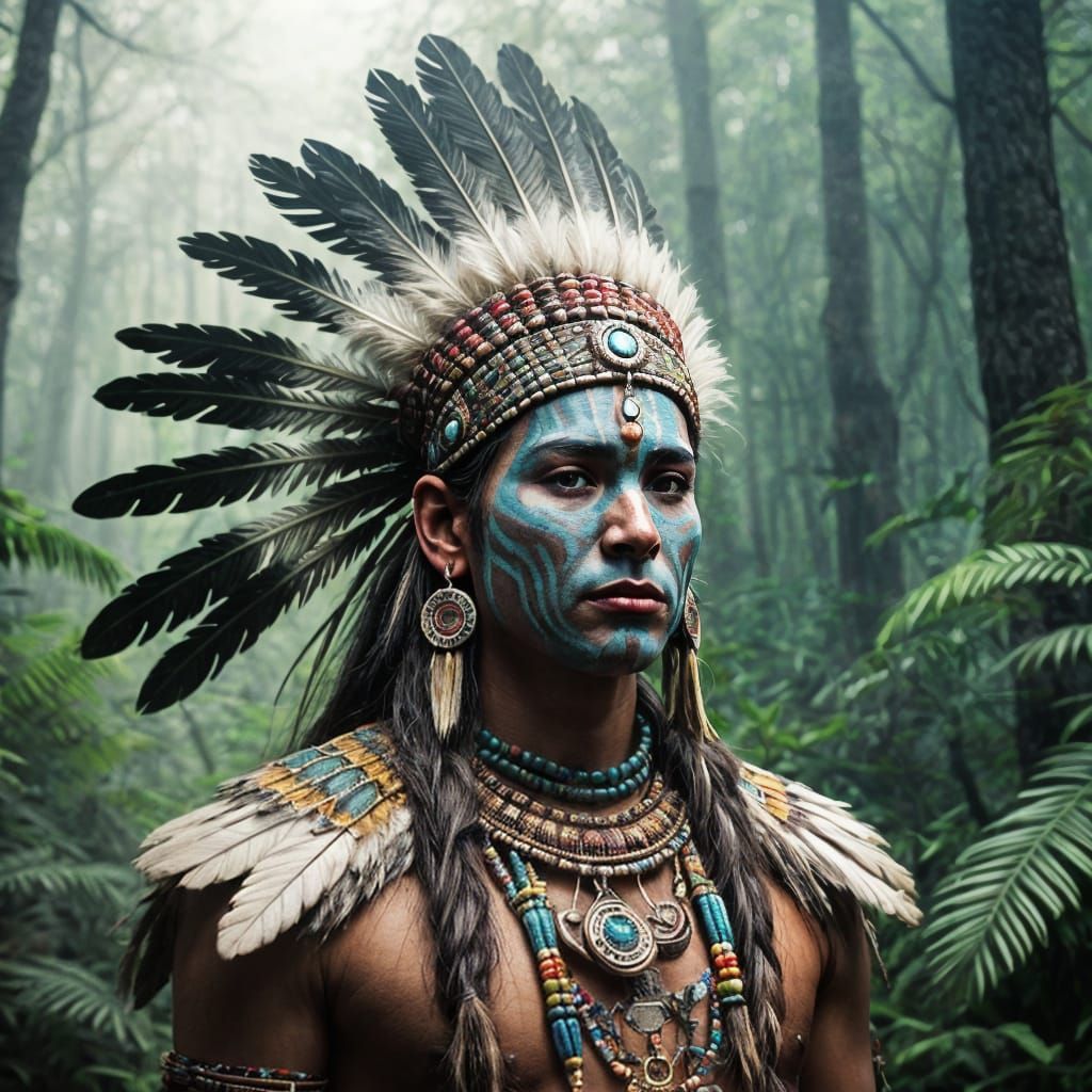 Ancient Jungle Mystic Revealed in Spiritual Ceremony
