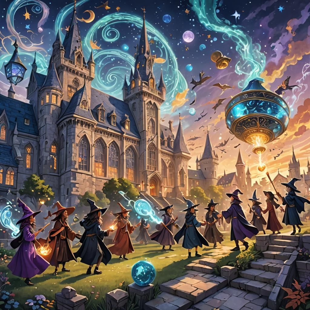 Magical Academy: Young Wizards Prepare, Anime Art