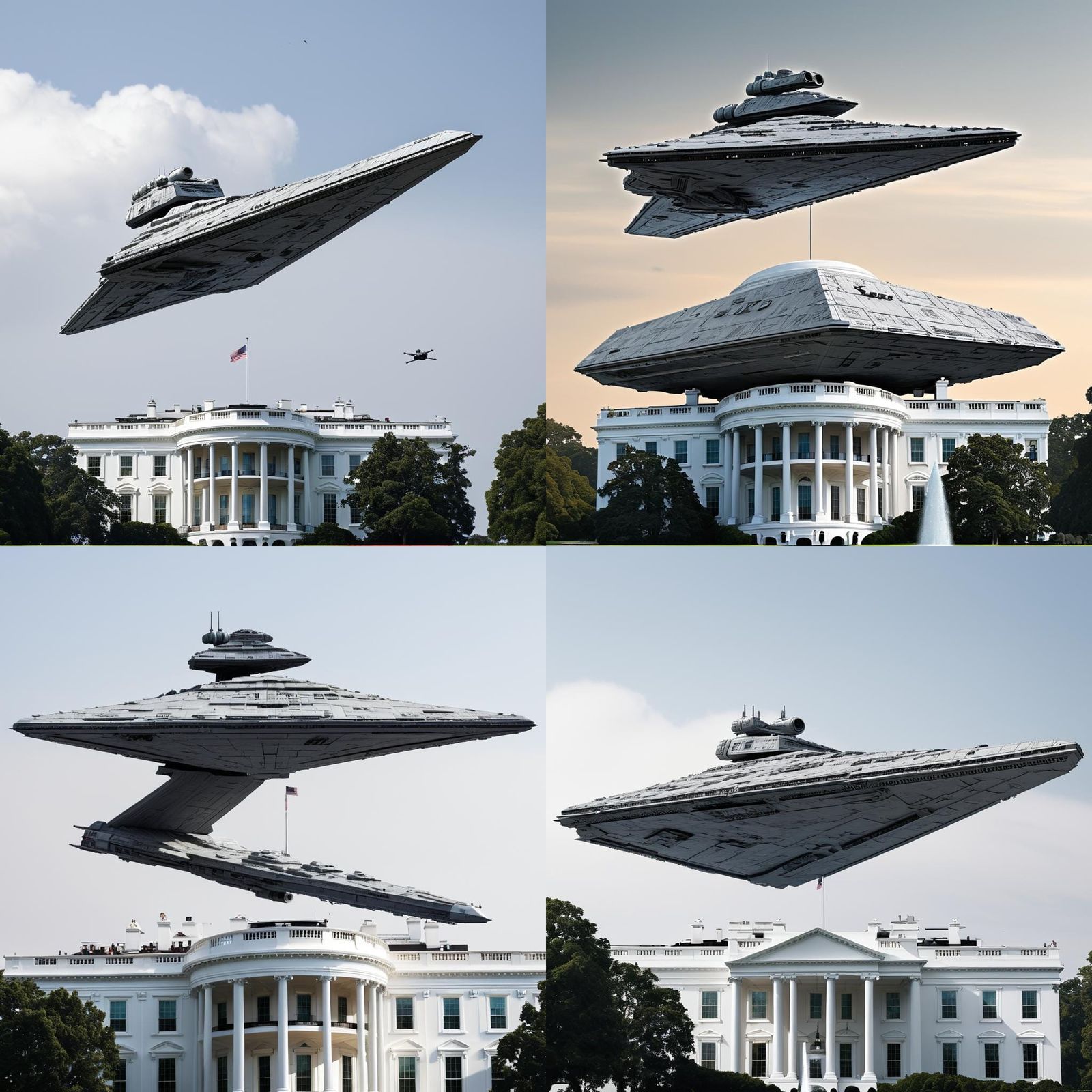 Star Destroyer Over the White House