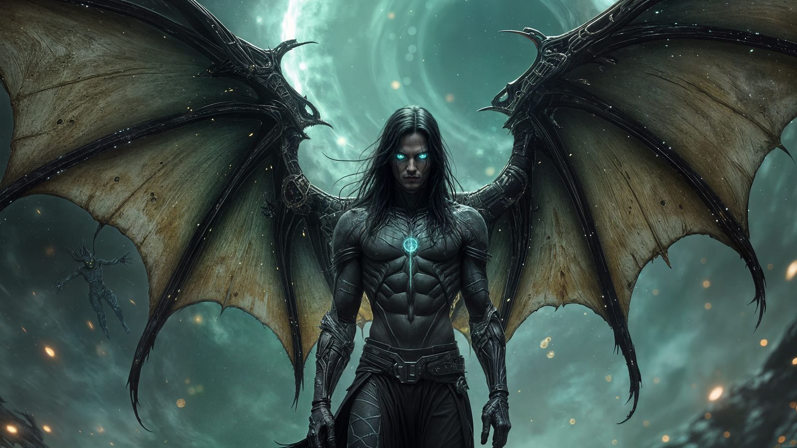 Cyberpunk Steampunk Fusion: Sabertooth Venom Hybrid Portrait