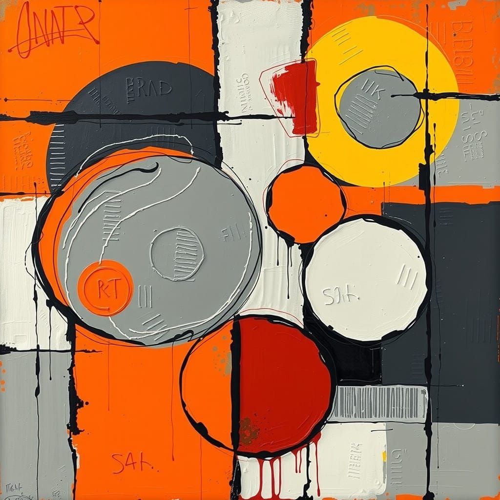 Expressive Cubist Masterpiece with Geometric Abstraction