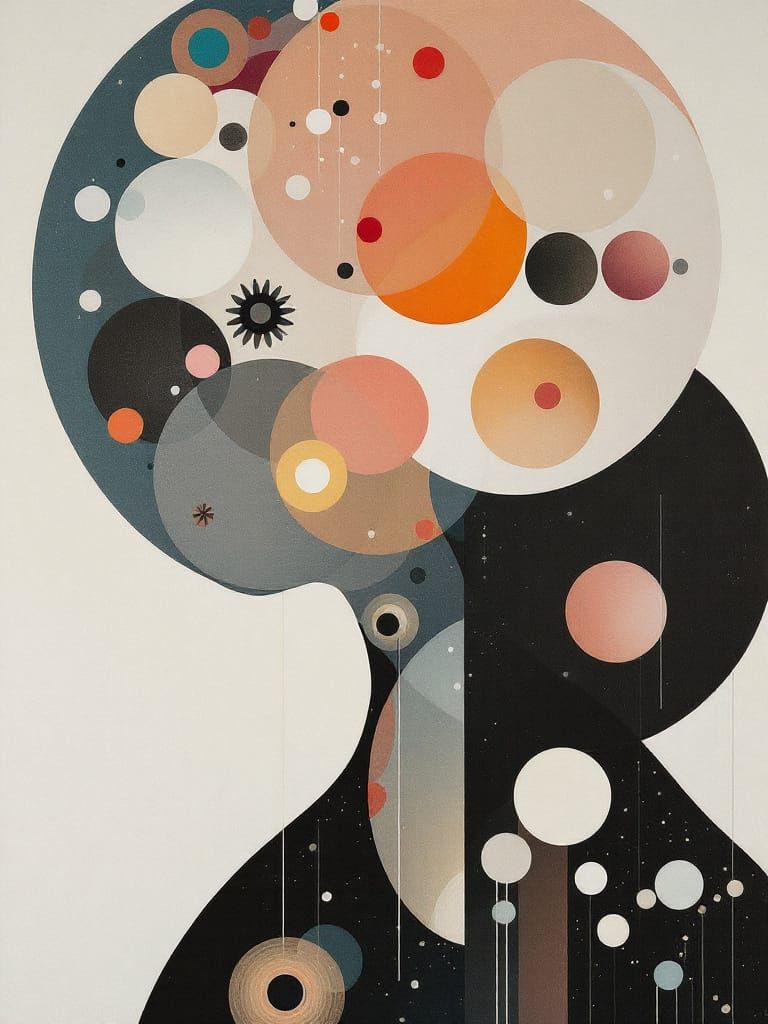 Otherworldly Hybrid Entity Portrait in Multimedia Style