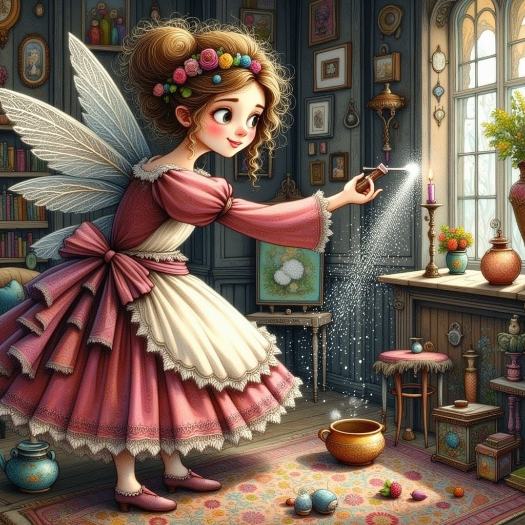 Fairy Dust<lora:Cozy Fairytale:1.0>