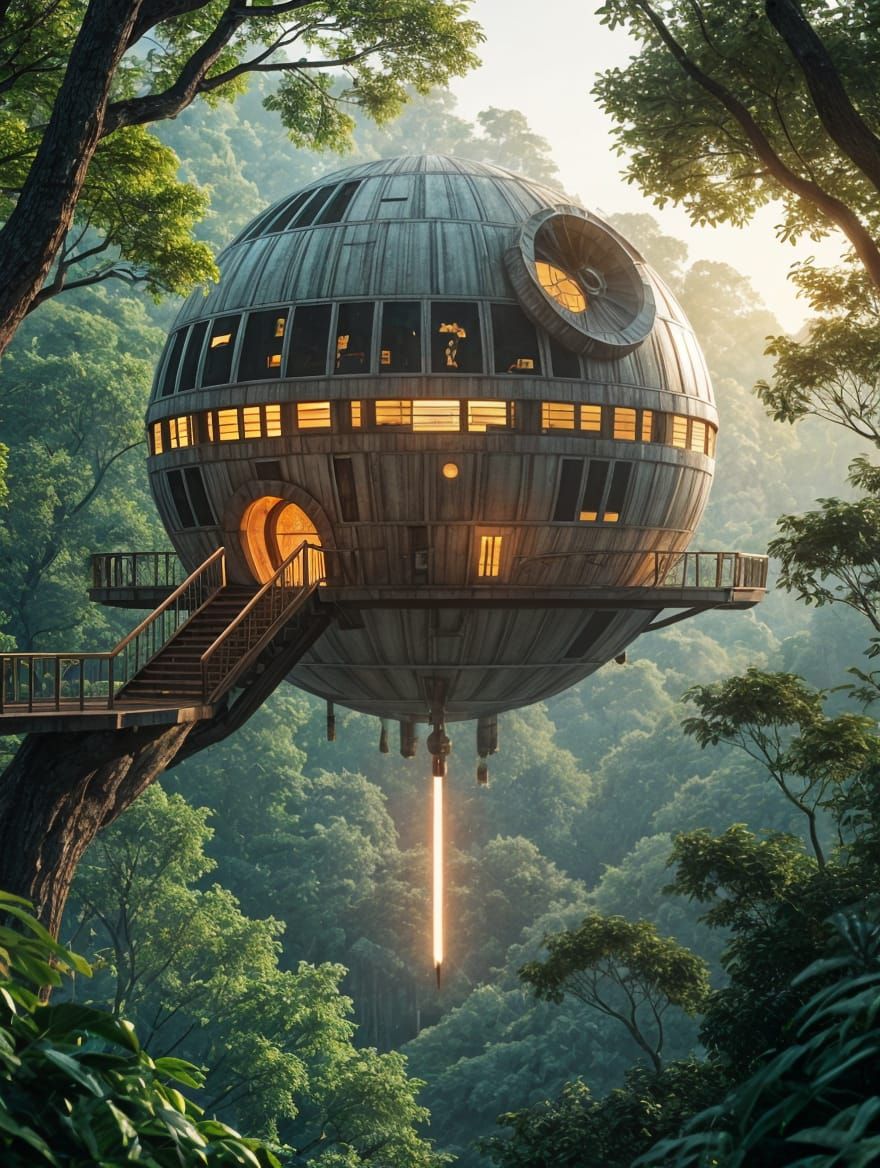 the Death Star tree house V2