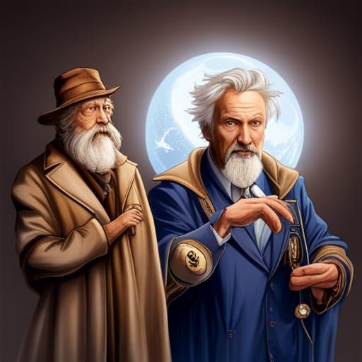 Father Time and Doctor Who: A Surreal Encounter