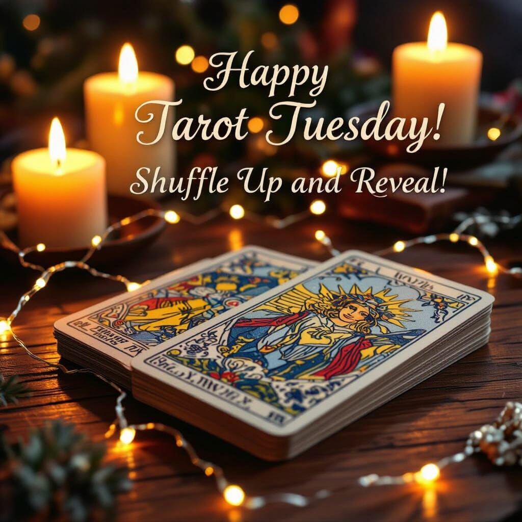 Tarot Card Reading in a Classic Fantasy Style