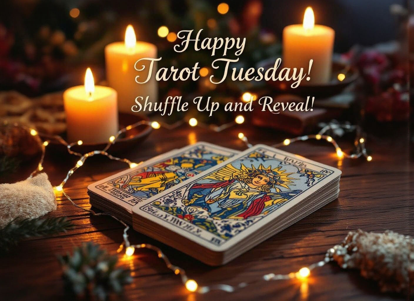 Tarot Card Reading in a Classic Fantasy Style