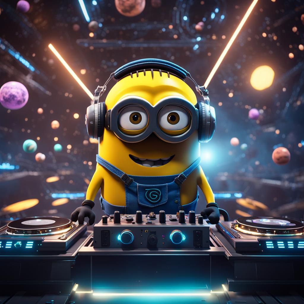 DJ Minion Renders Music in Space