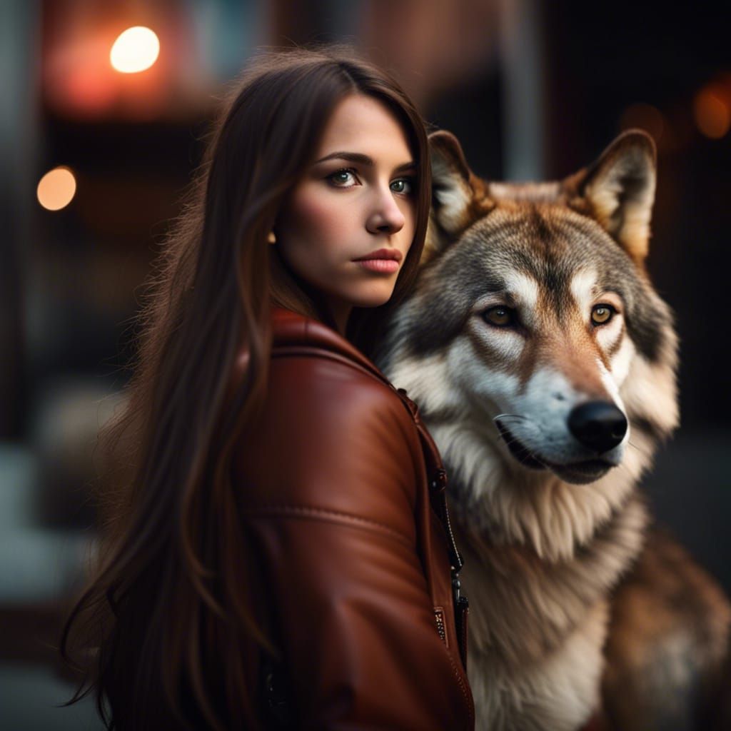 Girl, Wolf, and Firehouse: Professional Photography