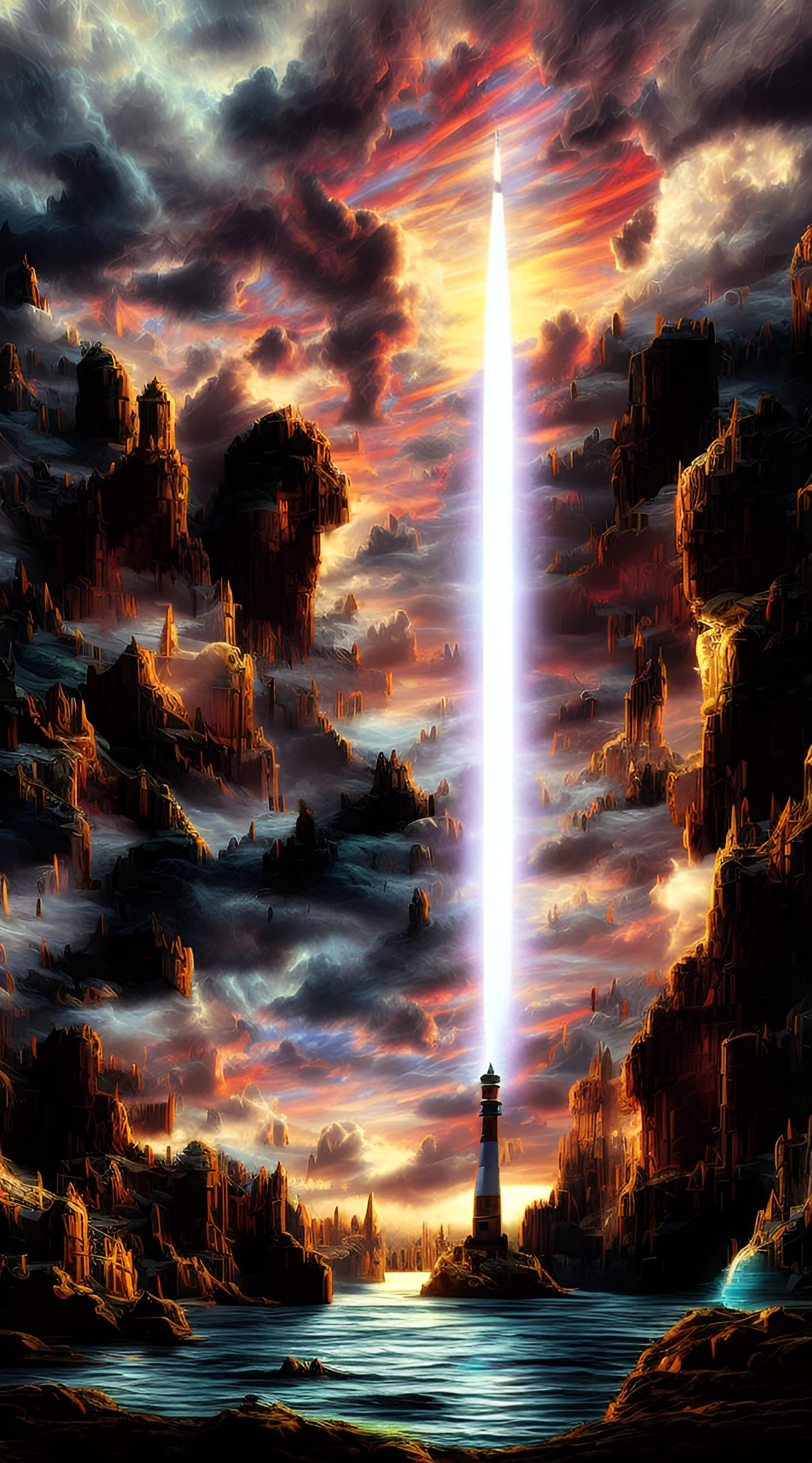 Ethereal Lighthouse of the Gods.