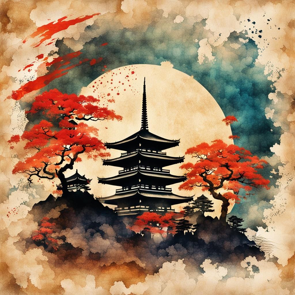 Japan: Land of the Rising Sun in Ink