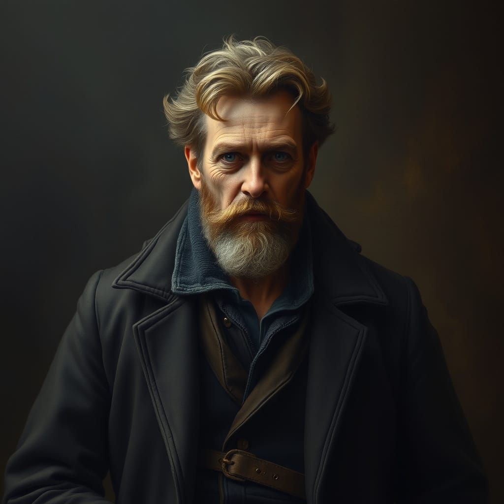 Moody Portrait in the Style of David Durall