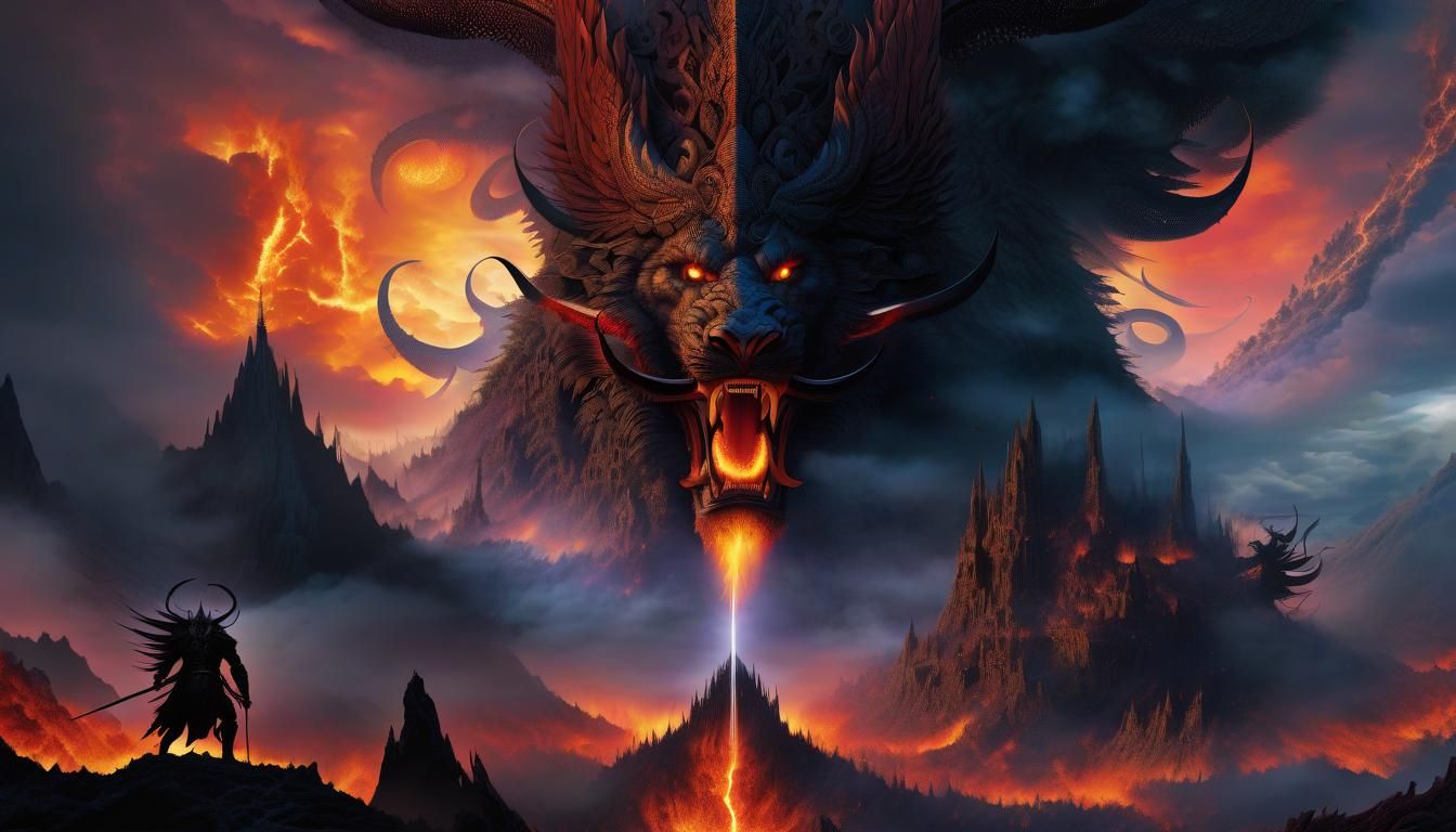 Epic Battle Between Gods and Monsters