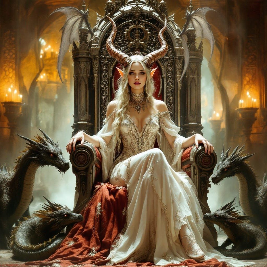 Dragon Princess Reigns in Elven Castle