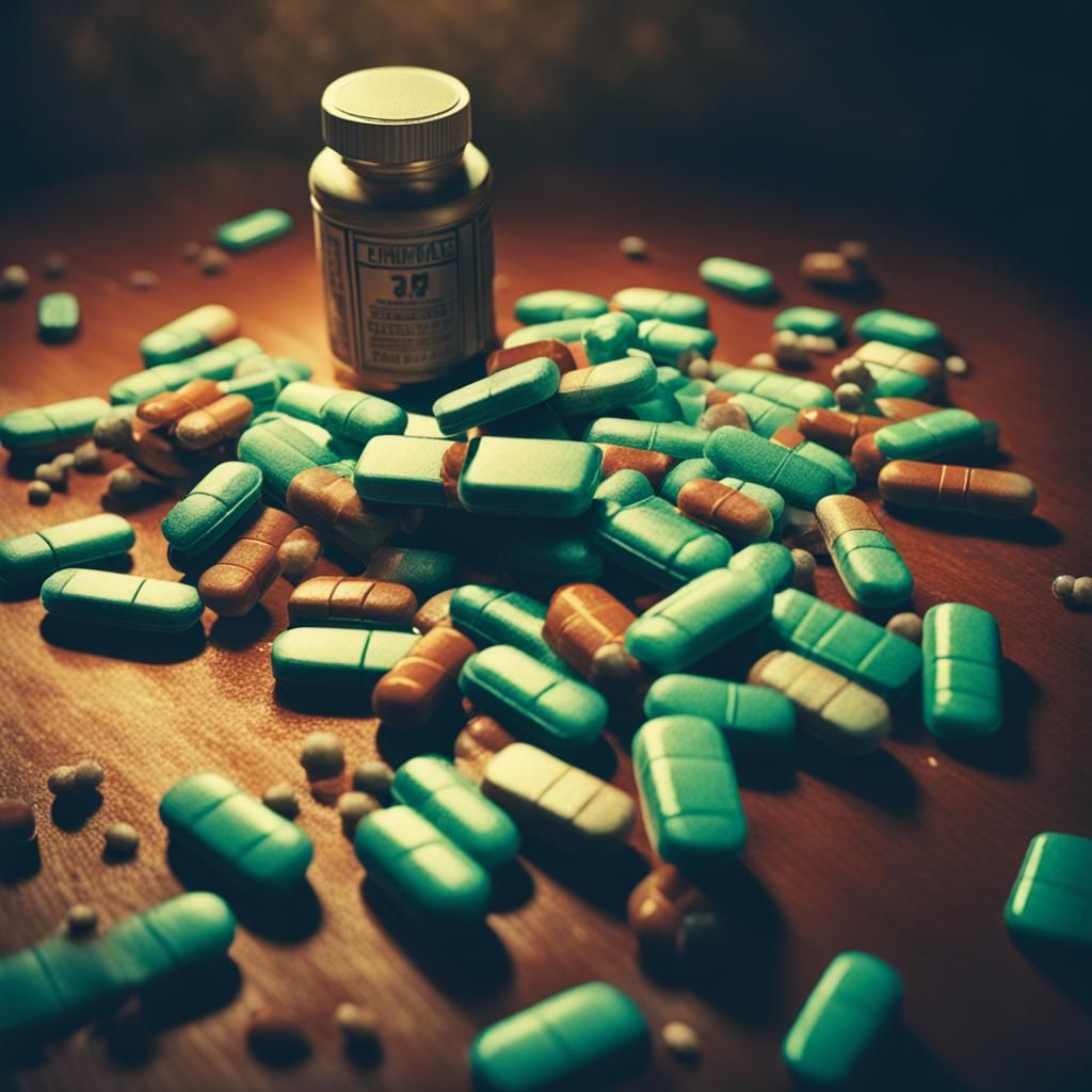 Dramatic Cinematic Film Still of a Drug Overdose