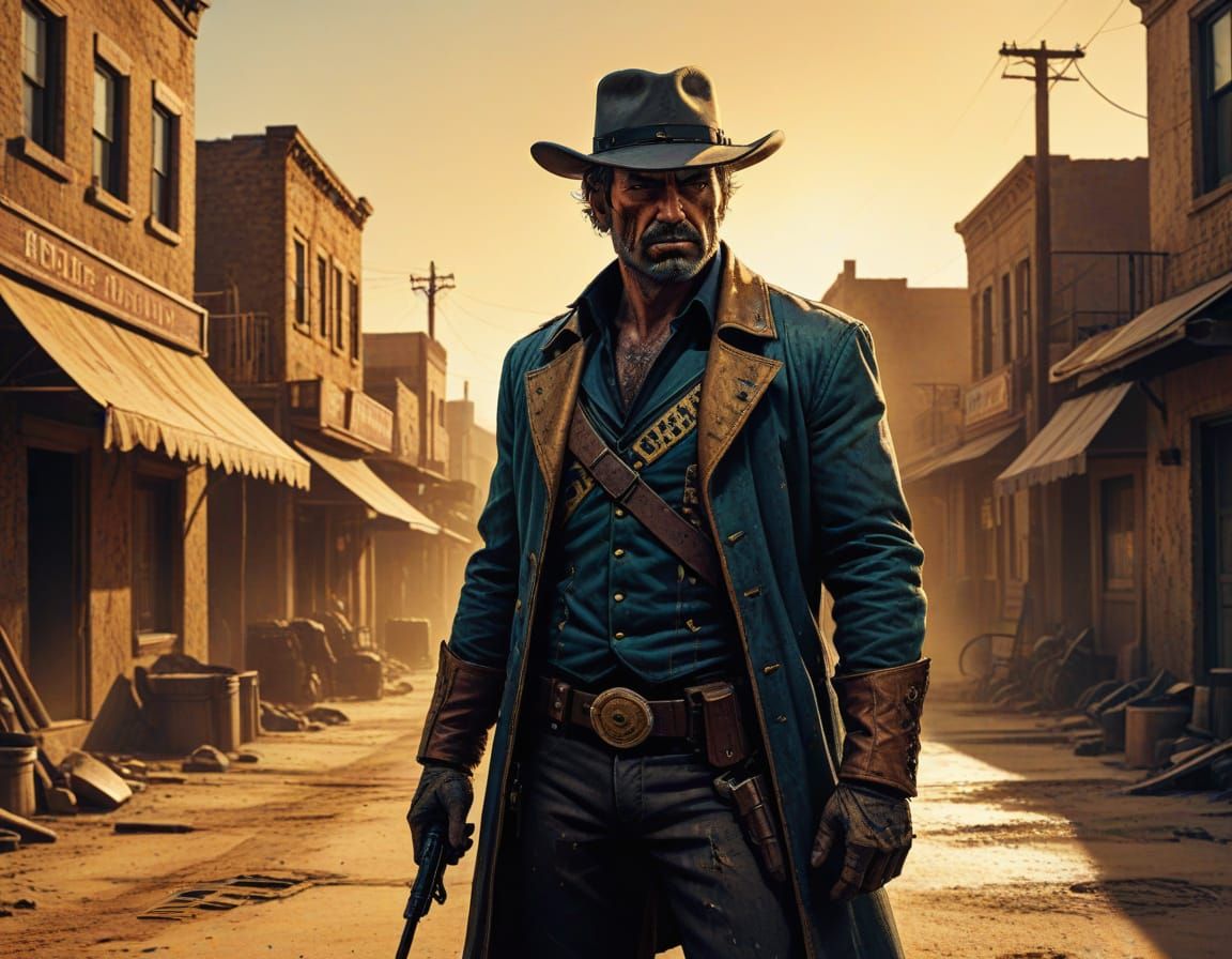 Town Tamer in Western Comic Book Art