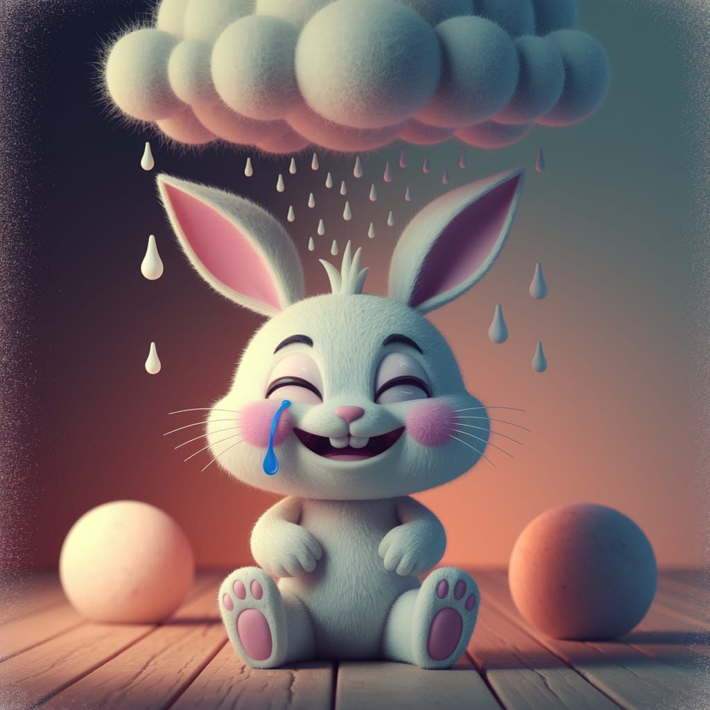 Emotional Bunny in Hyperdetailed Fantasy Art