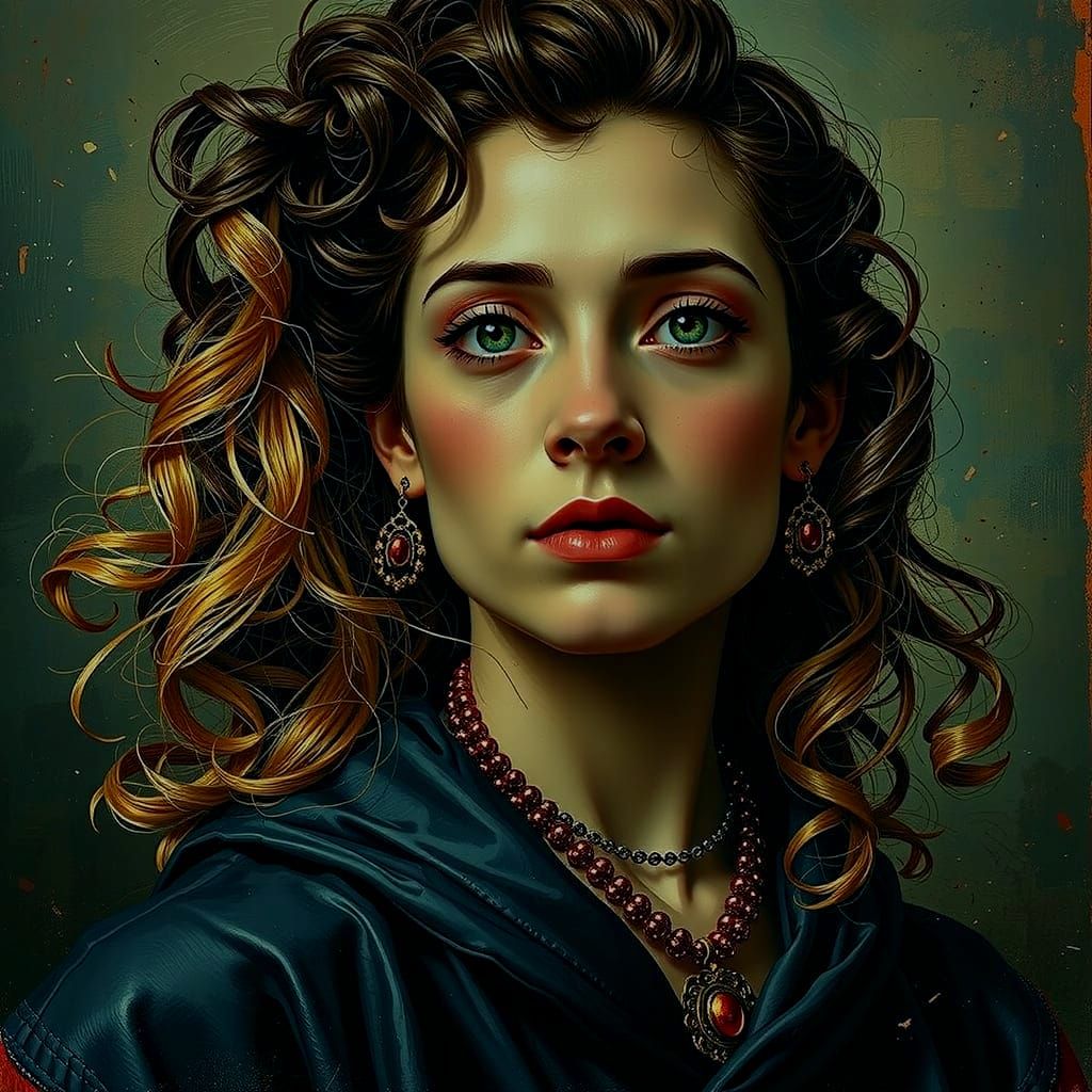 Abstract Swirls of Red Tones in Dynamic Motion