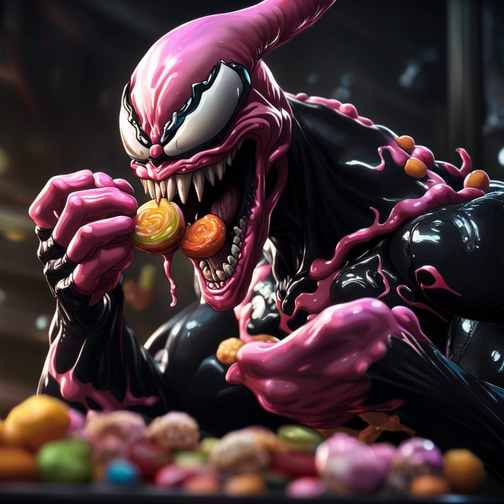Venom Symbiote Majin Buu Eats Candy