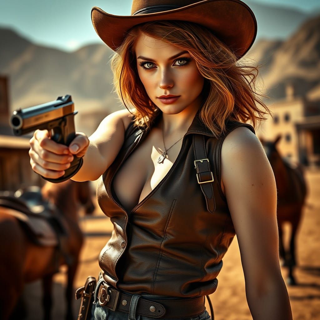 Testing: Cowgirl, Promt from @Valery_the_Modest (Thank you �...