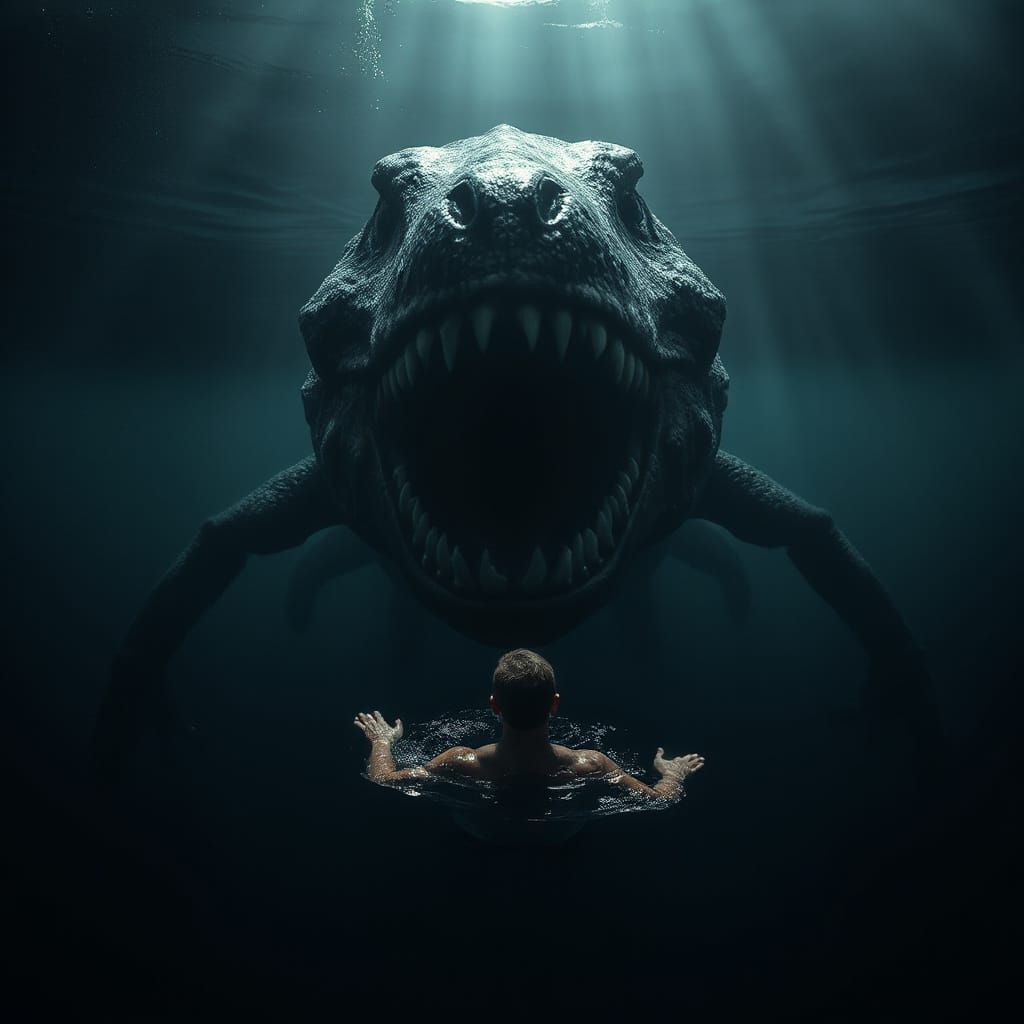 Gargantuan Mosasaur Lurks in the Bermuda Triangle's Dark Dep...