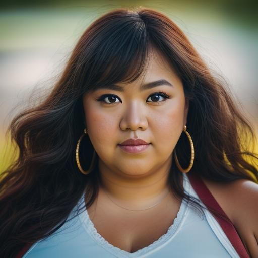 Bbw Angel: Professional Photography with Bokeh