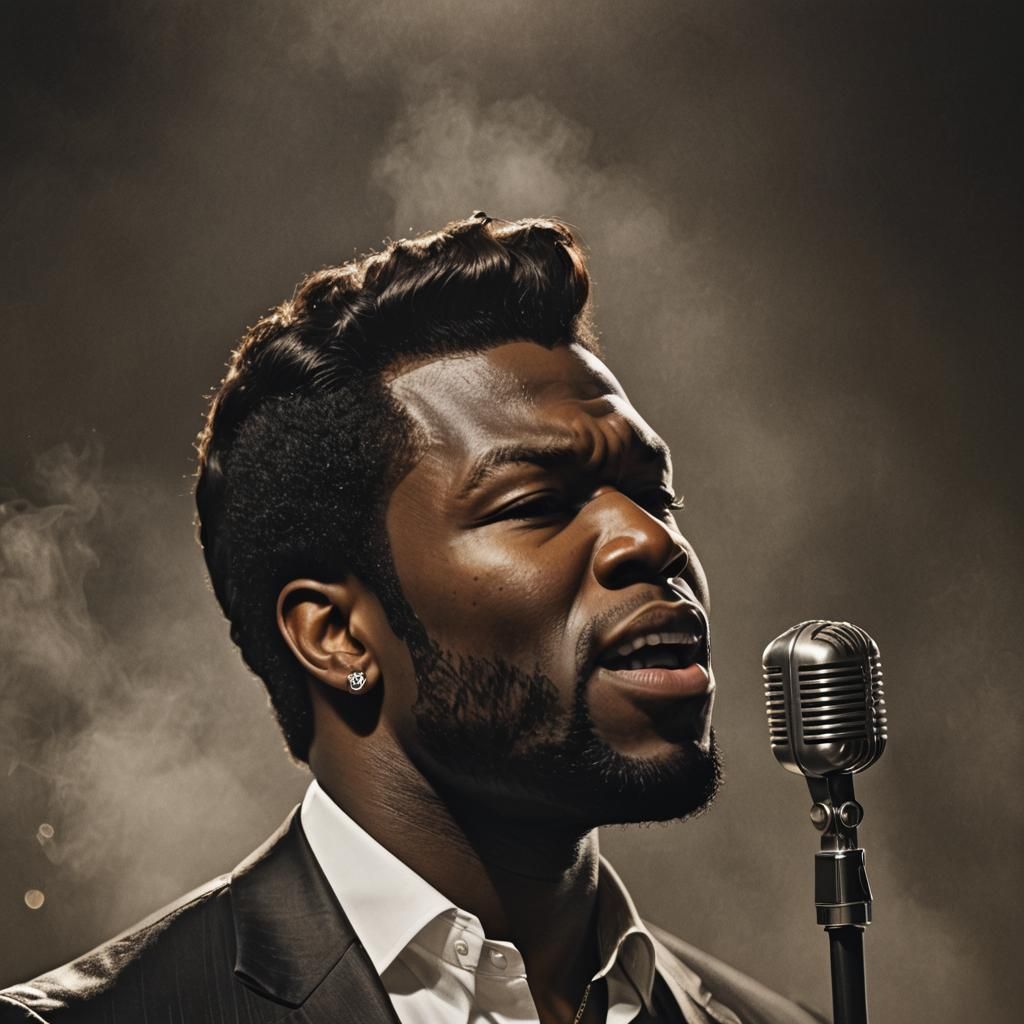 50 Cent Channels James Brown in Album Art