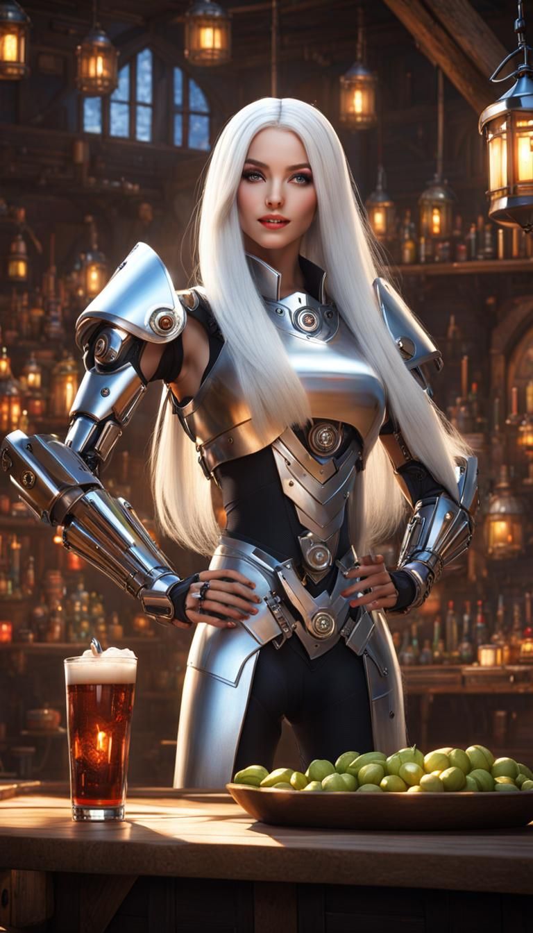 Beautiful Female Android 4