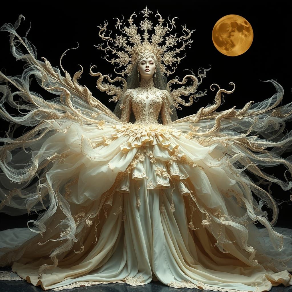 Avant Garde Fairytale Fashion in Sumptuous Fabrics