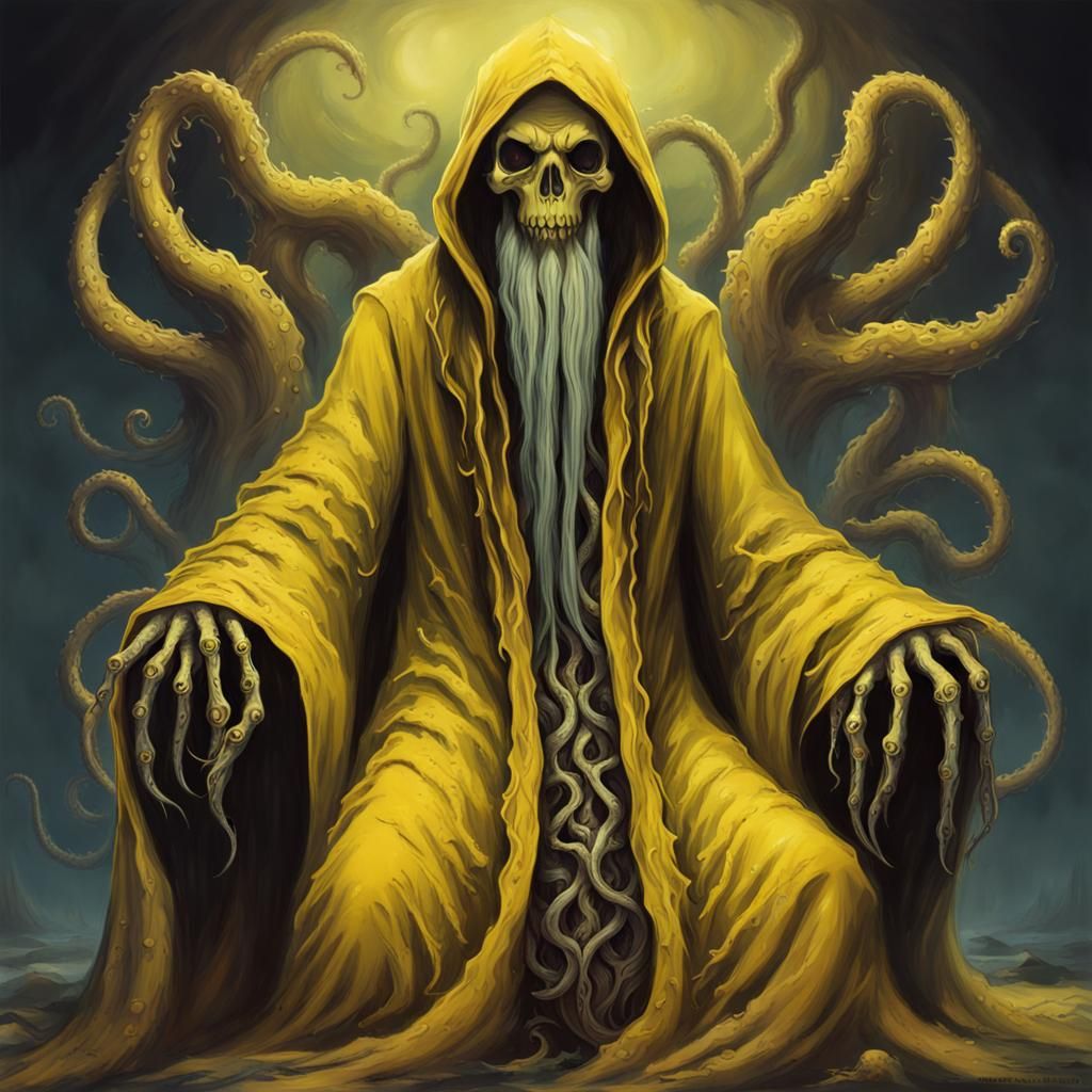Undead King Hastur in Yellow Robe
