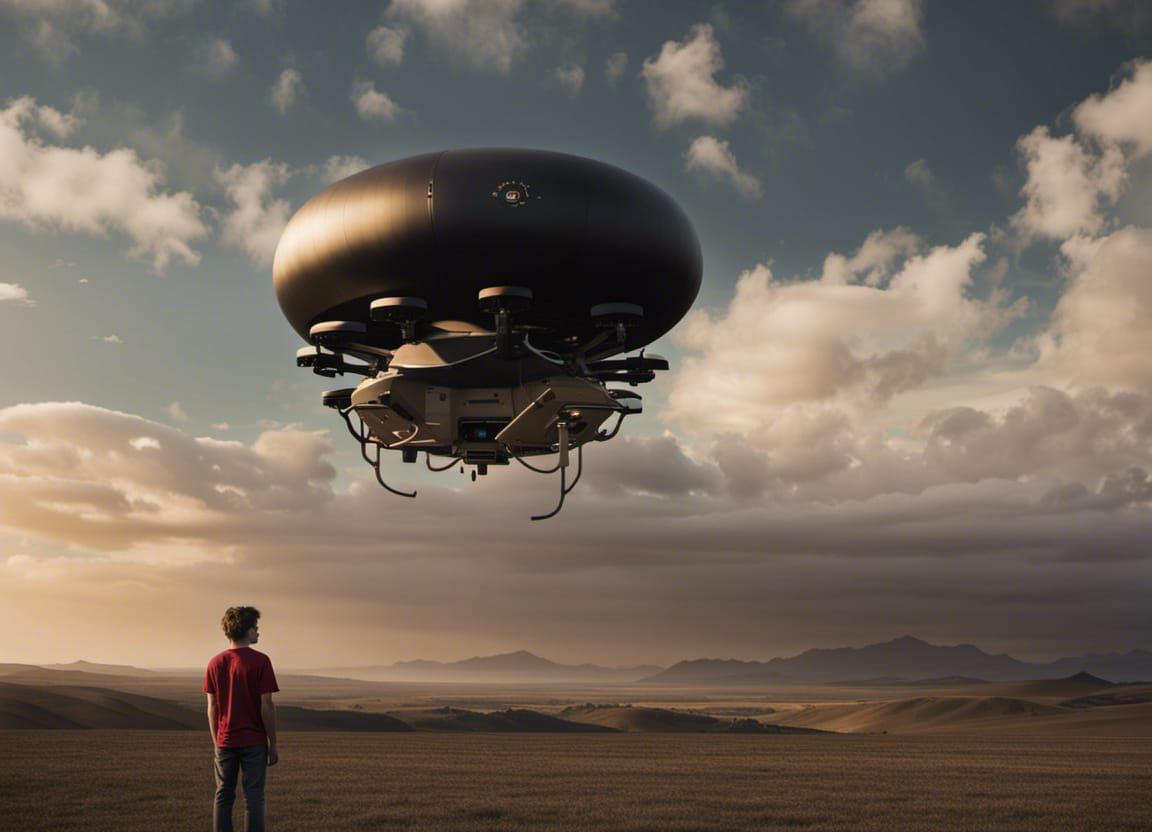 Teenage Boy's Drone Flight into Towering Clouds