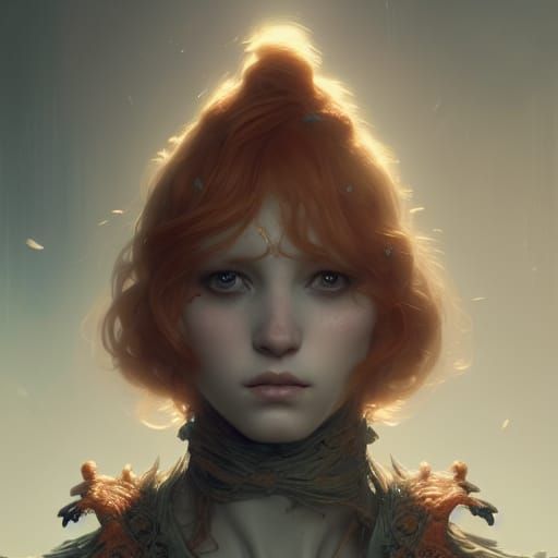 Dark Fantasy: Nine Ginger Sisters in Complementary Colors