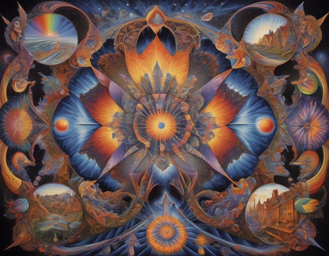 Op Art Tessellation in Style of Vasarely