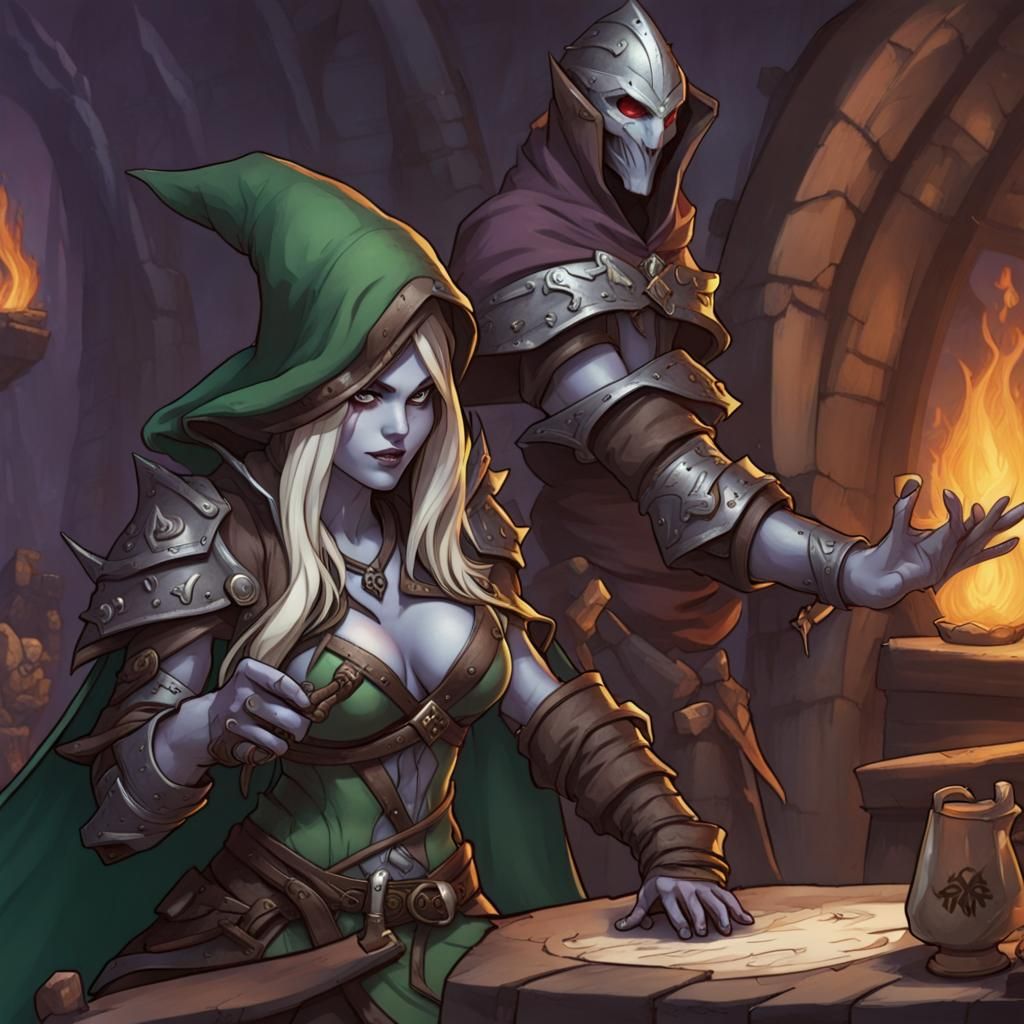 Sylvanas Windrunner in Dungeons and Dragons