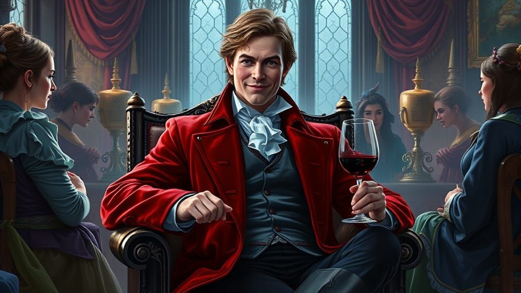 A Dashing Gentleman in Opulent Splendor