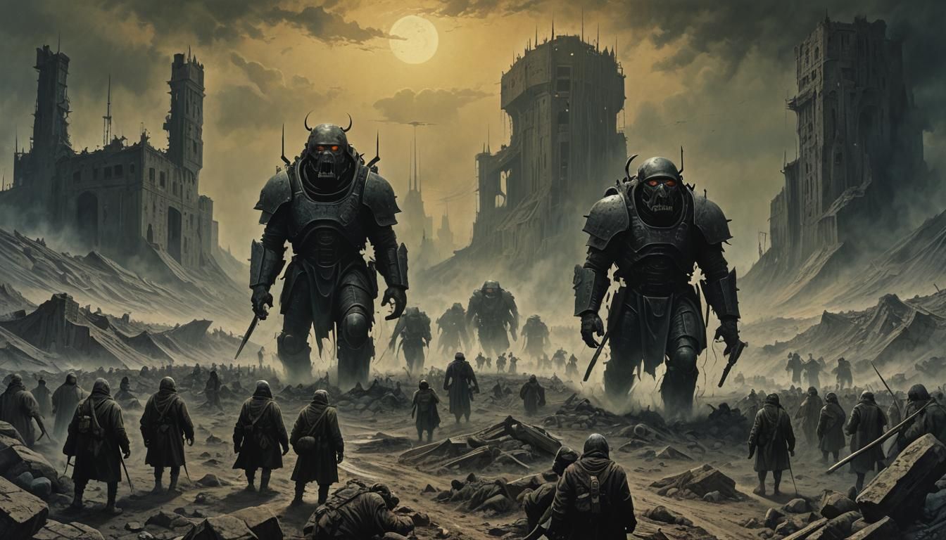 Apocalyptic Sci-Fi Judgement Day Masterpiece