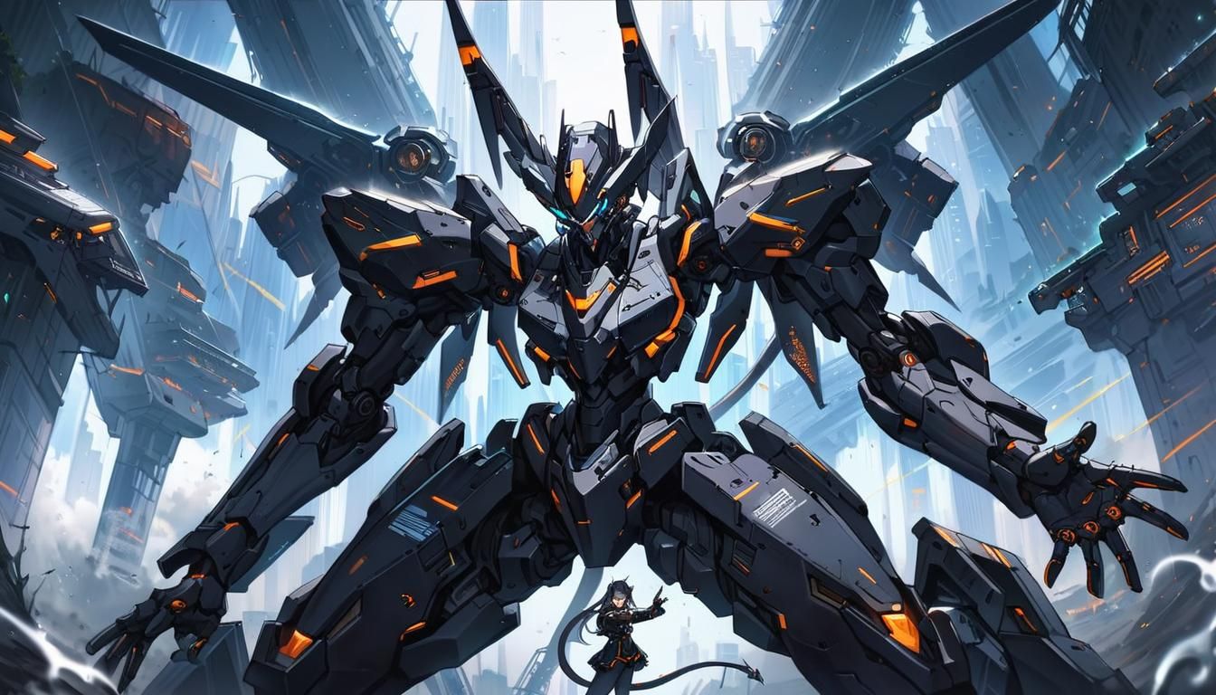 Anime Catgirl with Soda Can and Spark Plug Tail