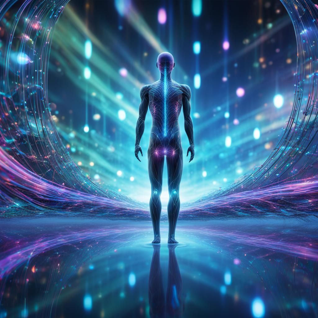 Hologram in Digital Landscape: High-Tech Digital Art