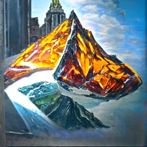 Crystal Mountain City in Amber, Gurney Style