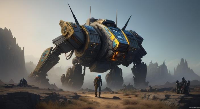 Mechatron - Desert Skies Explorer
(Made-up Video Game Charac...