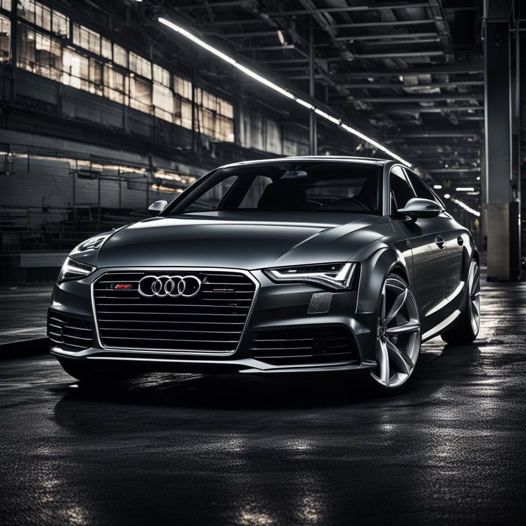 Hyperrealistic Audi with Intricate Details