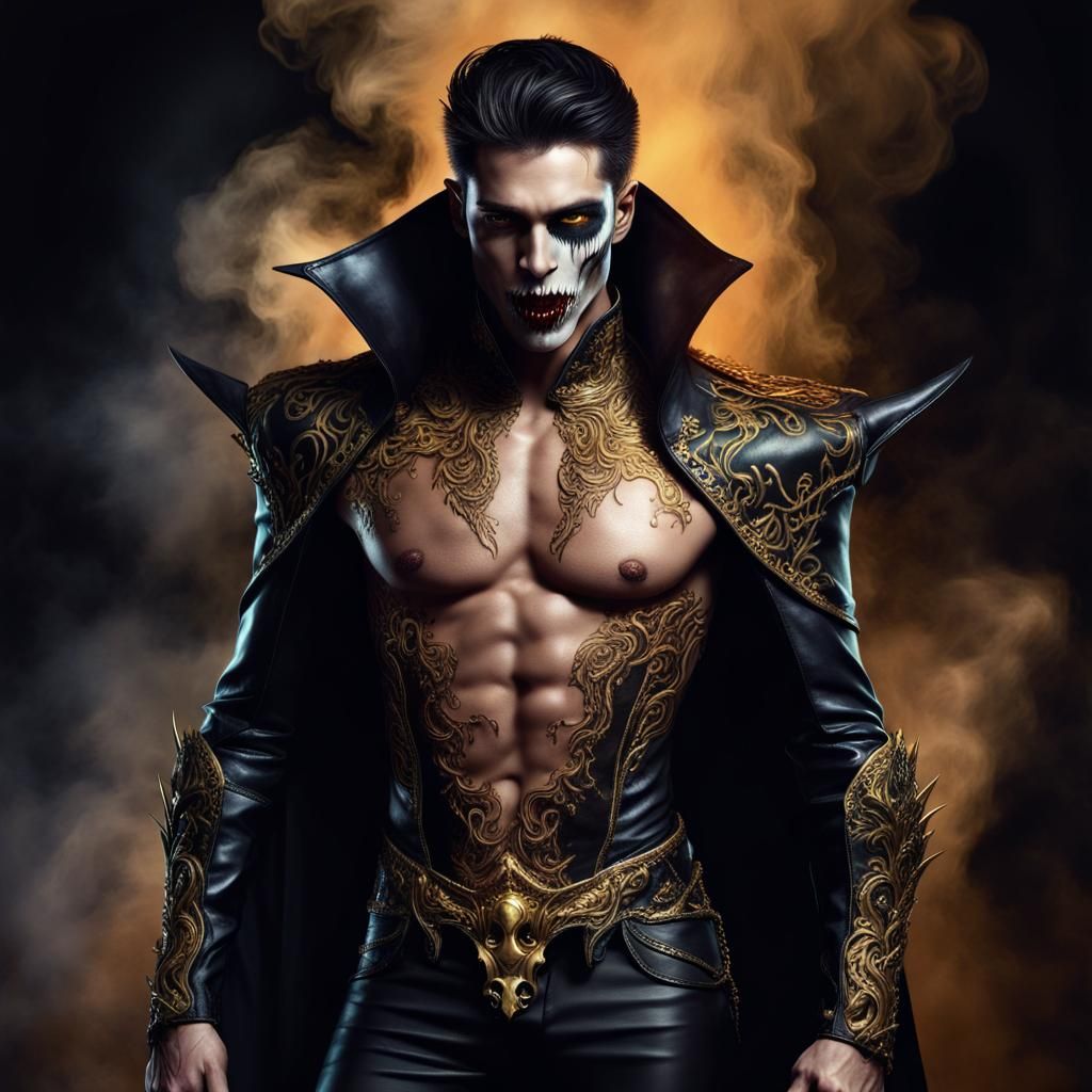 Surreal Vampire Prince with Undead Aura