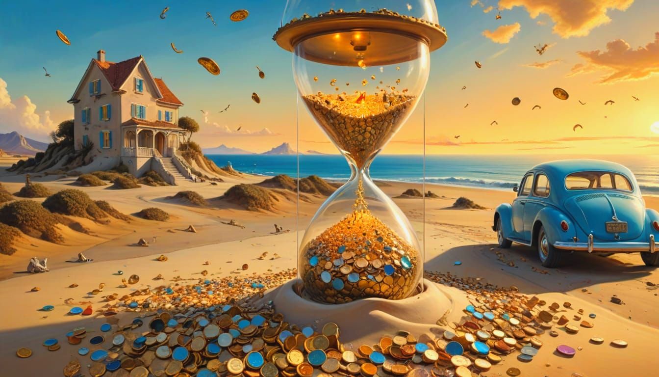 Surrealist Masterpiece of Saving and Investment in a Dali-In...