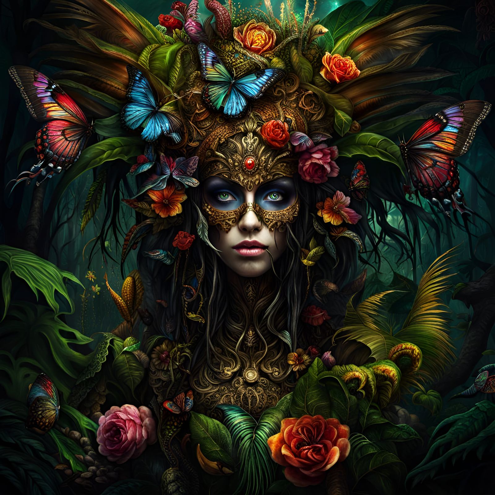 Sinister Haunted Jungle of Decay and Death